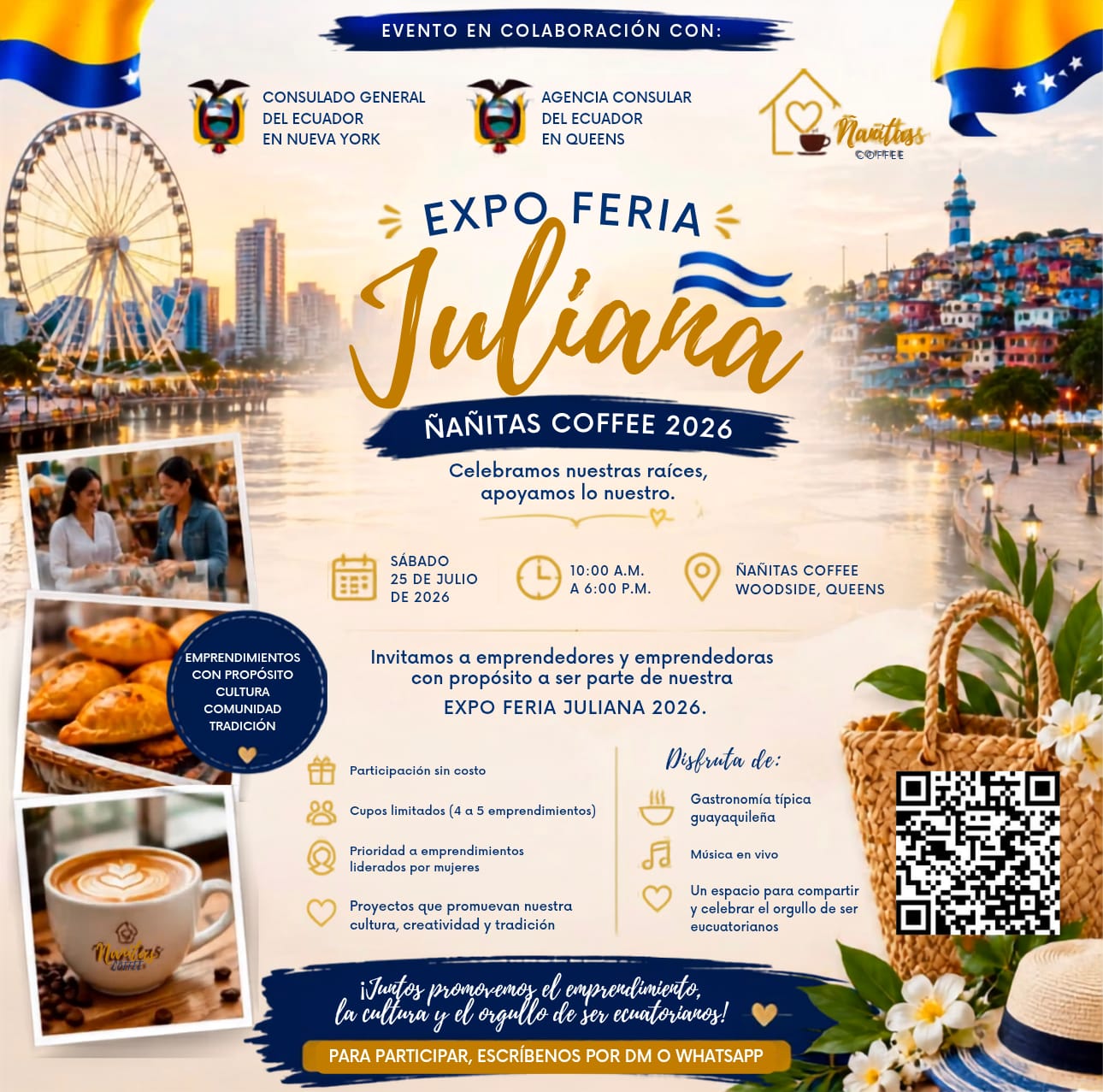 Mini Feria Comunitaria de Emprendedoras por fiestas de Guayaquil