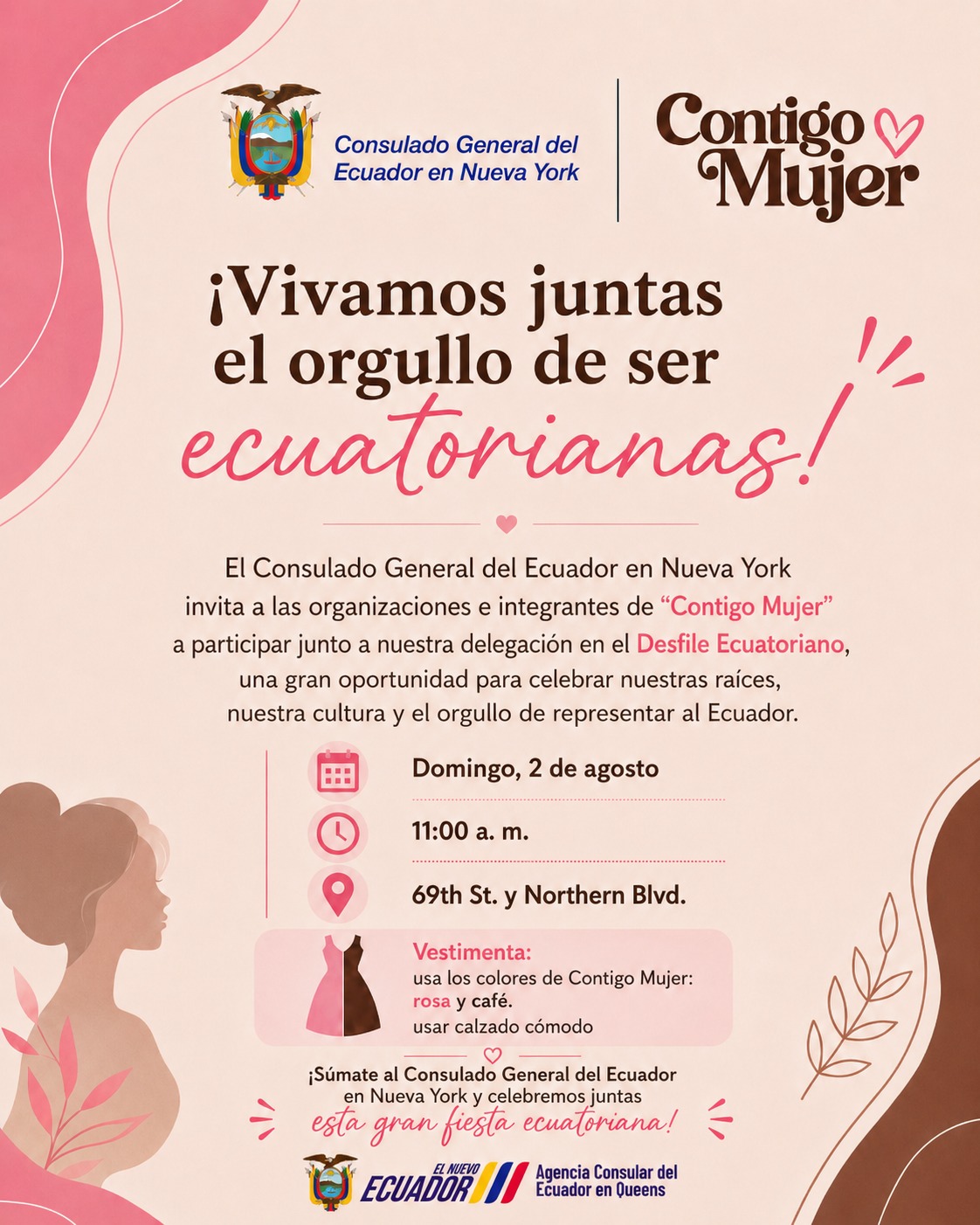 Estimadas organizaciones y participantes del programa Contigo Mujer
